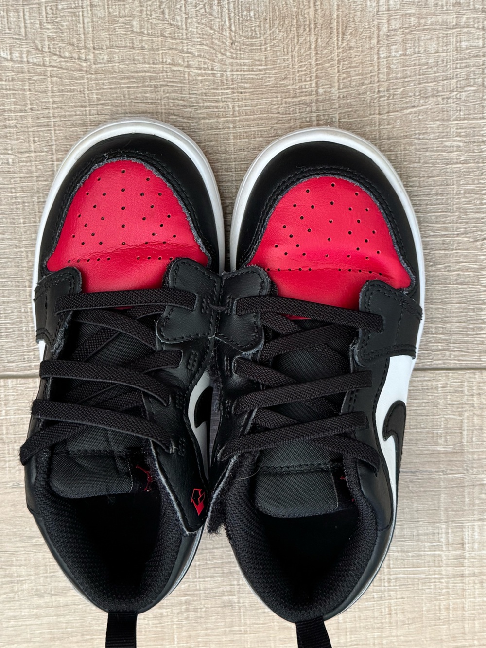 Kids Black and Red Nike/Air Jordans